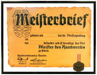 Einrahmung Papyrusbild