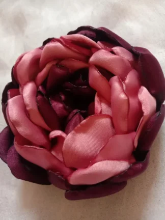 Handgemachte Satin-Stoff-Pfingstrose Mix Color (R14)