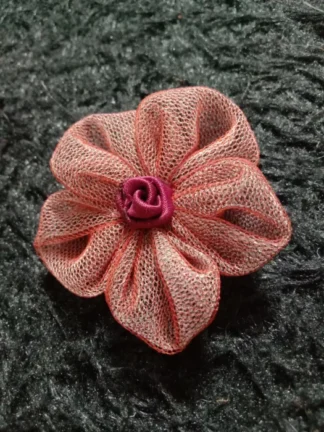 Handgemachte Tüll Blume: Tüll Stoff (R10)
